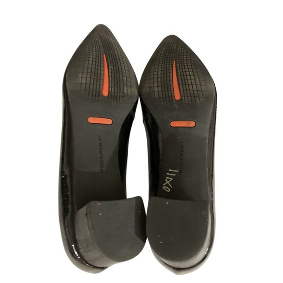 Rockport Women's Size 9.5 Black Low Heel Pointed Toe Pumps - Picture 7 of 8